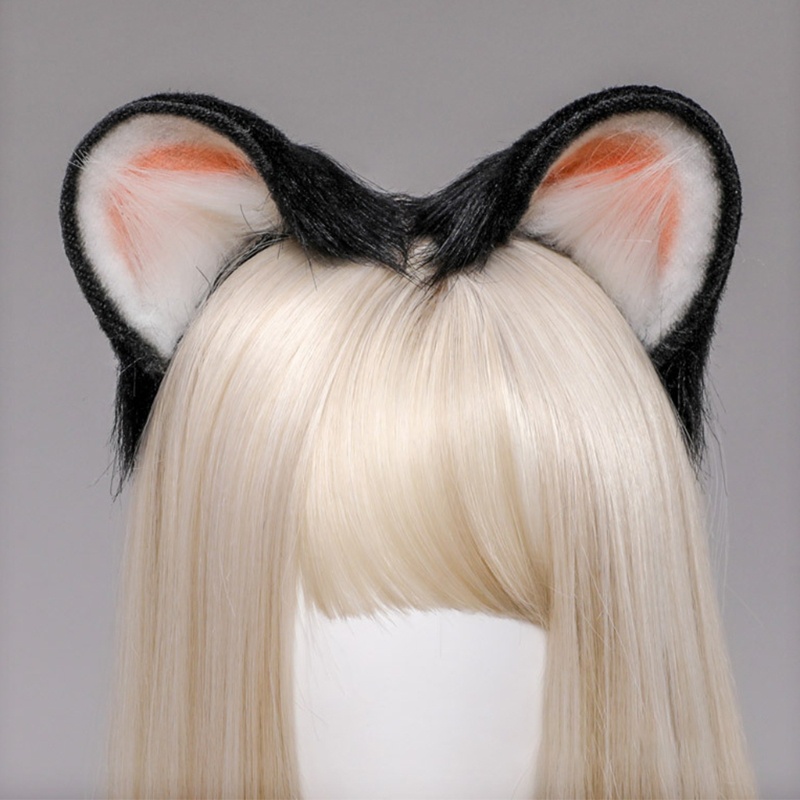 Băng Đô Tai Chuột Hamster Lông Giả Nhiều Màu Dễ Thương