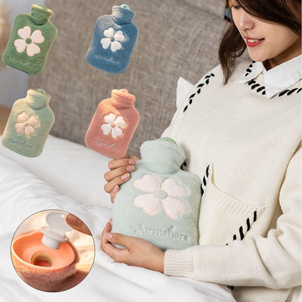 Túi Chườm Nước Nóng Giữ Ấm Tay Bằng Cao Su 500ml Tiện Dụng