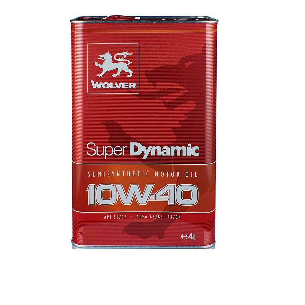 Wolver Super Dynamic 10W40 4L - Nhớt động cơ ô tô