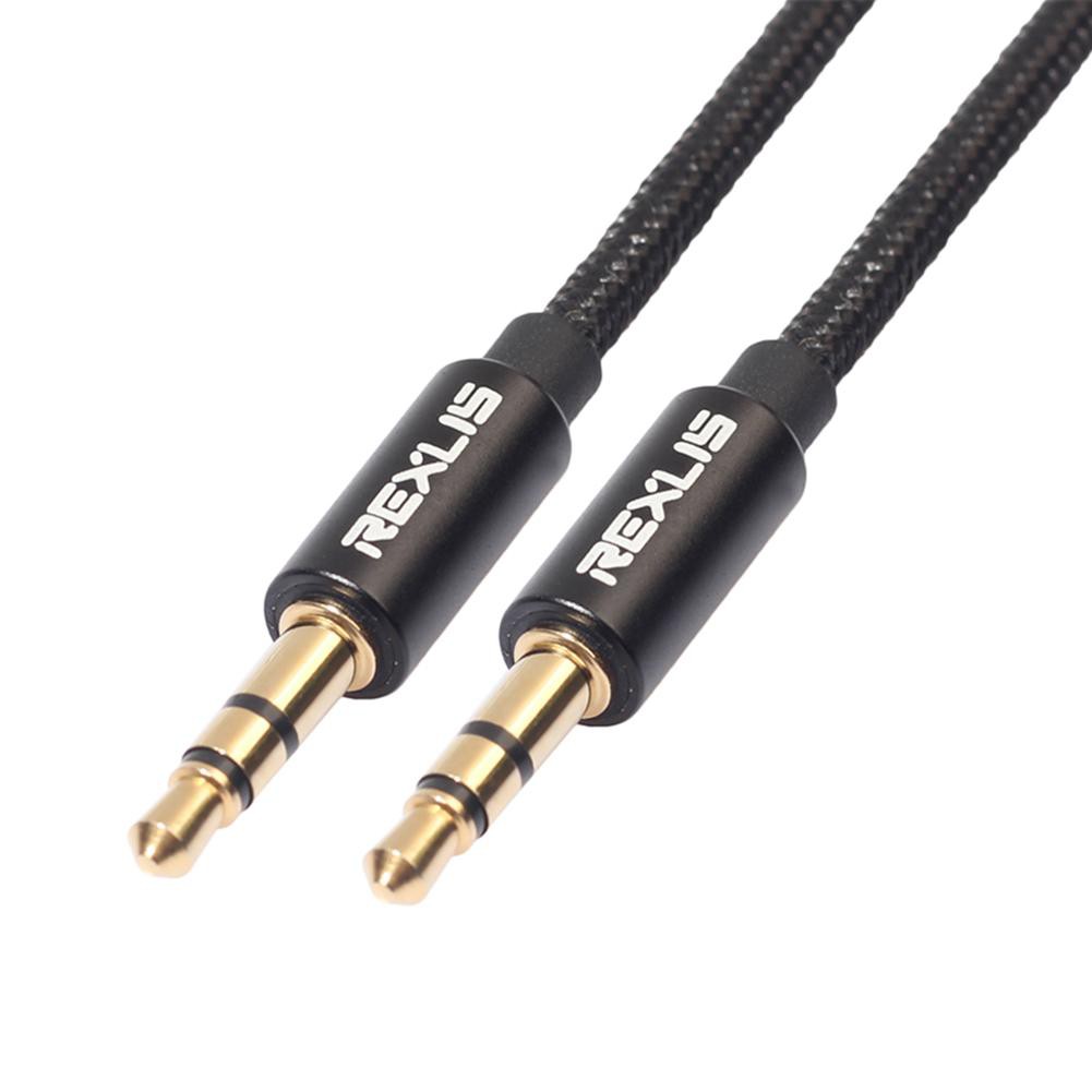 Cáp Audio AUX REXUS dây dù jack 3.5mm dài 1m / 1.8m / 3m / 5m