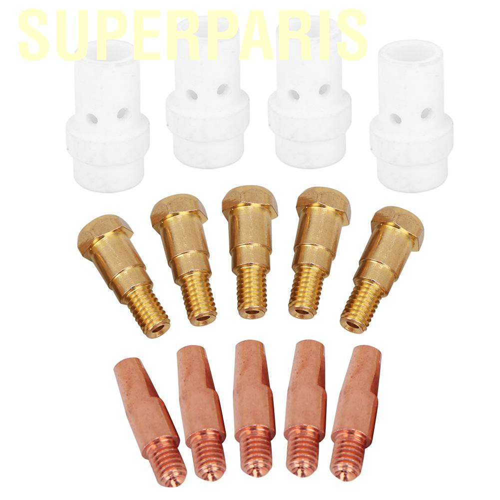 Set 14 Đầu Gắn Khuếch Tán Khí Gas Dành Cho Đèn Hàn Binzel 36kd Mig