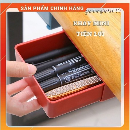 Ngăn Kéo Bàn, Hộc bàn Mini Có Keo Dán Để Văn Phòng Phẩm, Lưu Trữ Đồ Tiện Ích