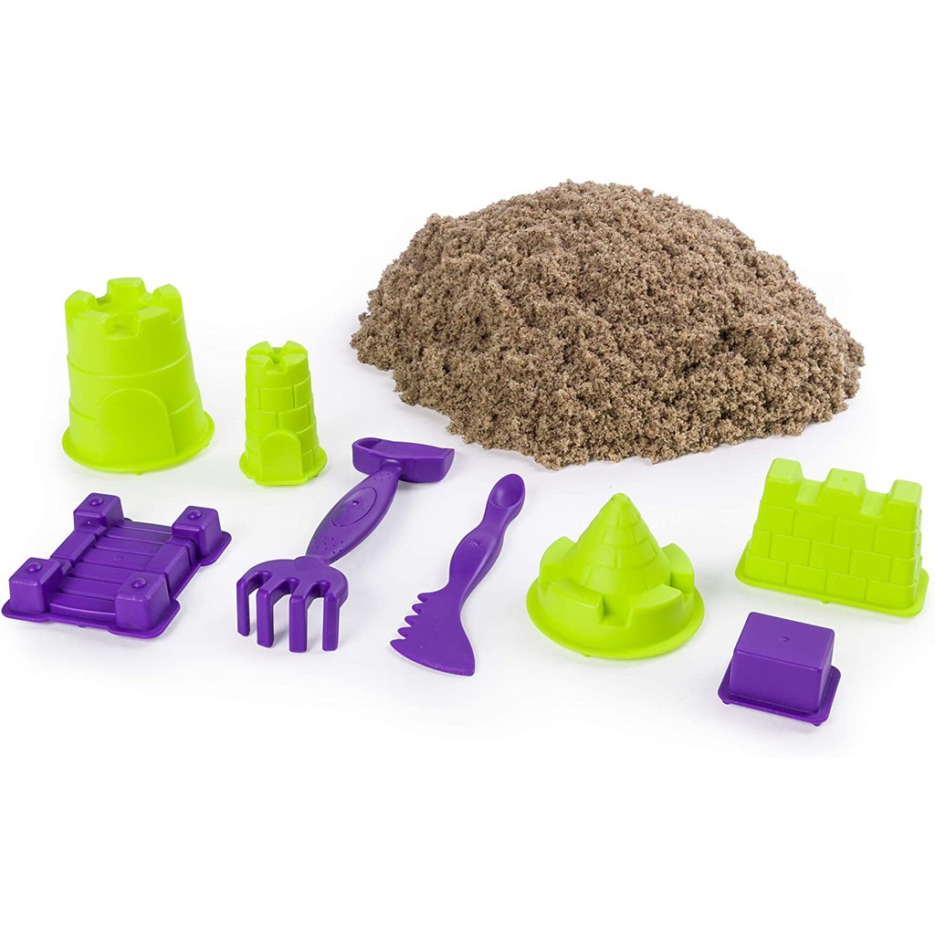 Đồ chơi KINETIC SAND - Cát biển và dụng cụ xây lâu đài - Mã SP 6044143