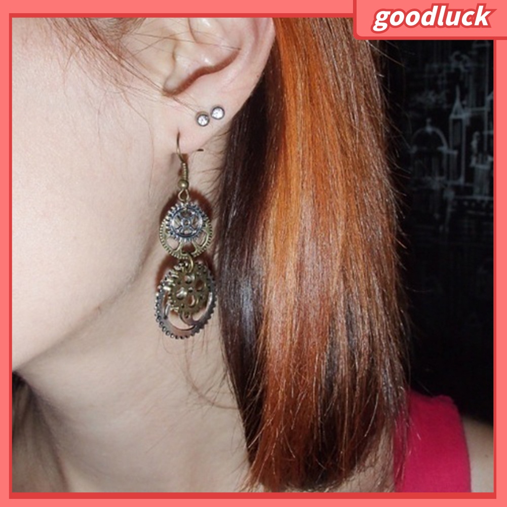 Khuyên Tai Hình Bánh Răng Độc Đáo Cho Nữ