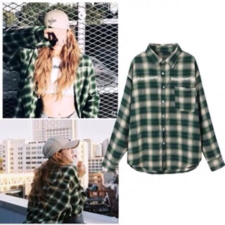 ÁO SƠ MI LISA BLACK PINK + ẢNH THẬT