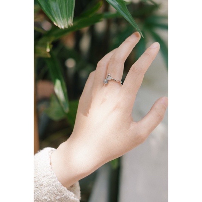 Nhẫn Cầu Duyên Thiên Nga Hắc Nguyệt Quang