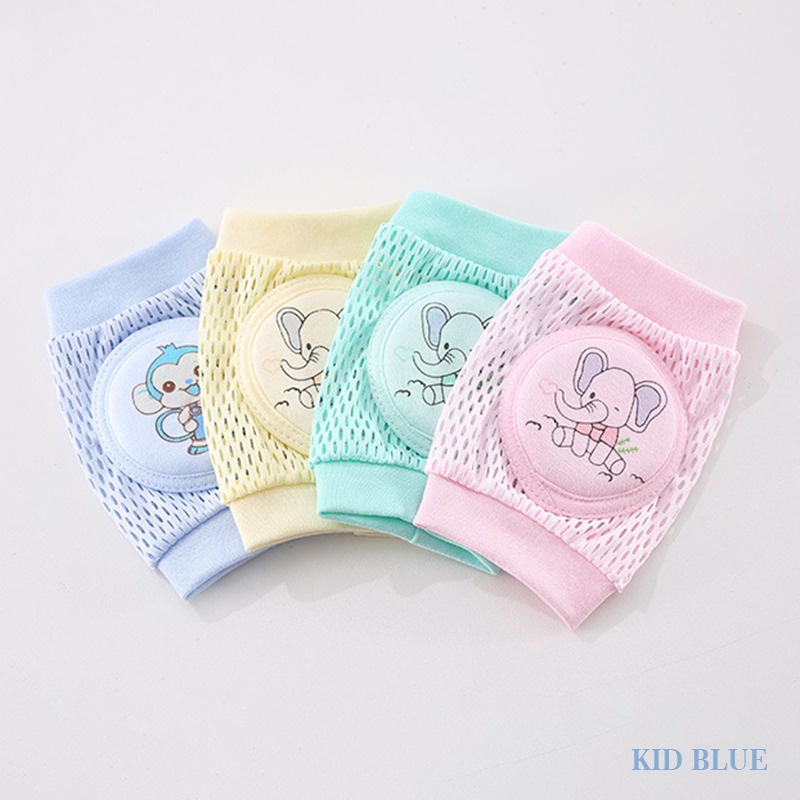 Miếng Đệm Bảo Vệ Đầu Gối Phối Lưới Thoáng Khí Cho Bé Tập Bò