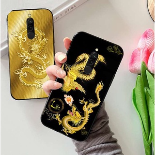 Ốp lưng kính rồng vàng cho xiaomi mi a2 lite - redmi 7 - redmi 8 - redmi 8a - redmi 9 - redmi 9a - redmi 9c - redmi 10c.