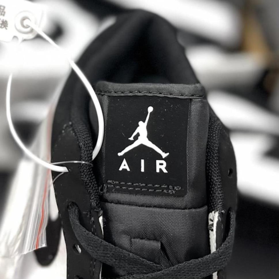 Giày jordan panda giày nike jordan cổ thấp jd1 đen trắng thể thao nam nữ giá rẻ full box G03 🕤