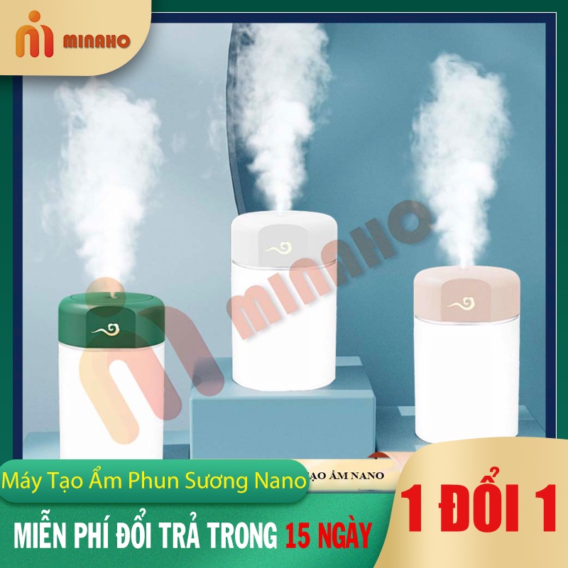 Máy Xông Tinh Dầu Mini - Máy Phun Sương, Khuếch Tán Tinh Dầu Kiêm Đèn Ngủ 300ml