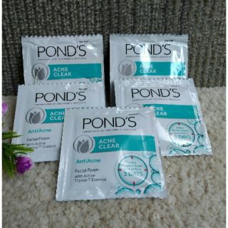 sữa rửa mặt ngừa mụn POND'S ACNE CLEAR dạng gói 4g