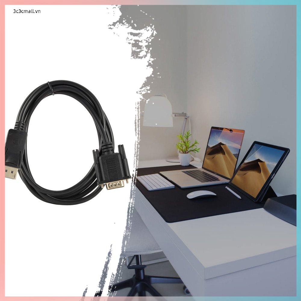 ✨chất lượng cao✨Displayport To Vga Converter Dp Male To Vga Cable Adapter 1080P Display Port