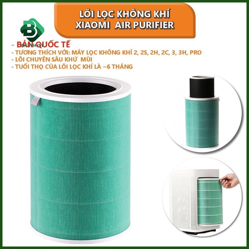 Lõi Lọc Không Khí Xiaomi Mi Air Purifier Filter - Hàng Chính Hãng