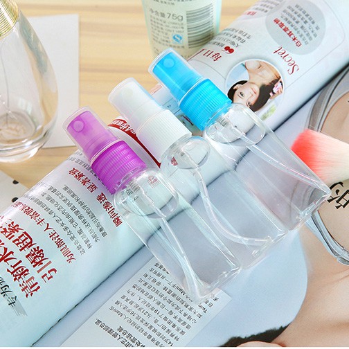 Chai Lọ Chiết Mỹ Phẩm Dung Dịch Dạng Xịt Trong Suốt Tiện Dụng Khi Đi Du Lịch 30ml 50ml 100ml