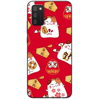Ốp lưng Samsung Galaxy A02s, A10s, A20s, A21s in hình Nhiều mèo phát tài