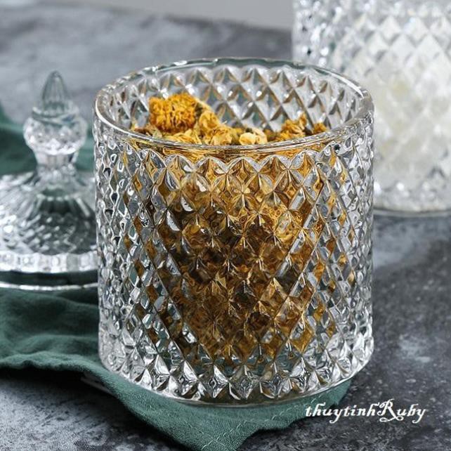 THỐ THỦY TINH PHA LÊ KIM CƯƠNG, HŨ LỌ MỨT NGÀY TẾT