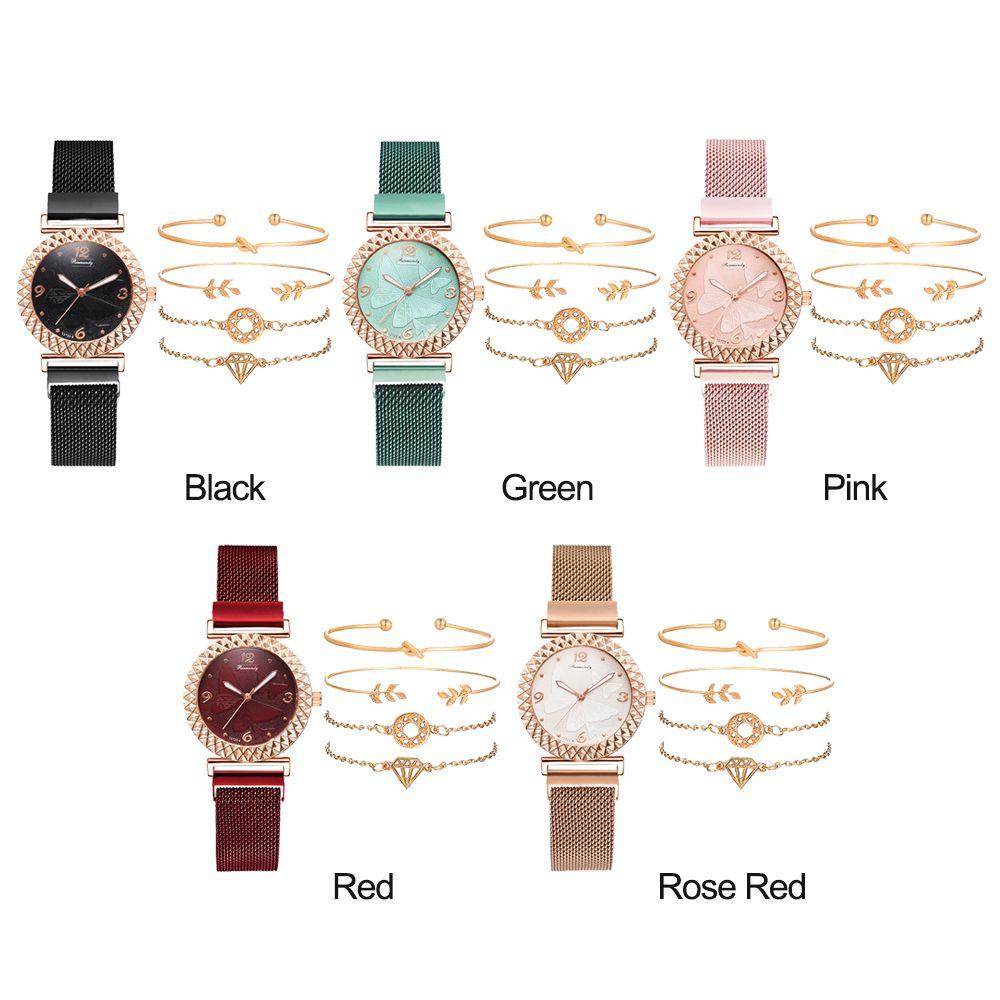 EUCA Đồng Hồ Quartz Nữ Dây Da