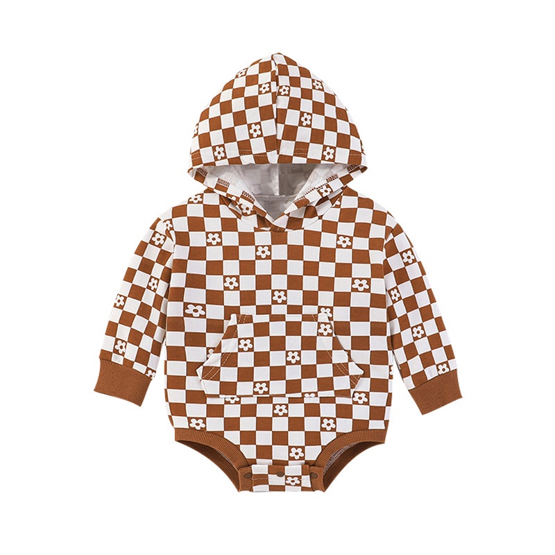 Body bé gái bé trai đồ sơ sinh từ 0 đến 18 tháng bodysuit liền thân Có Mũ Trùm hoodie mùa hè dài tay quần áo cho bé trẻ em