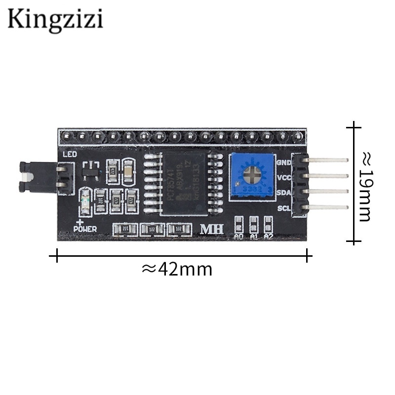 Bảng Mạch Chuyển Đổi Iic I2C Twi Spi 1602 2004 Lcd Lcd1602 Pcf8574