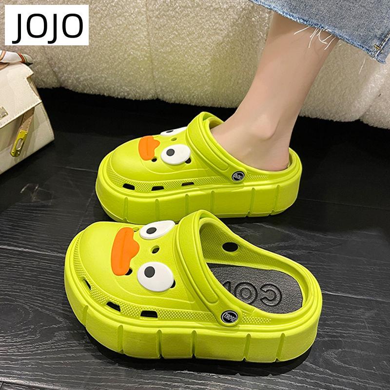 Giày Sandal Đế Dày Chống Trượt Thời Trang Đi Biển Mùa Hè Dễ Thương Cho Nữ