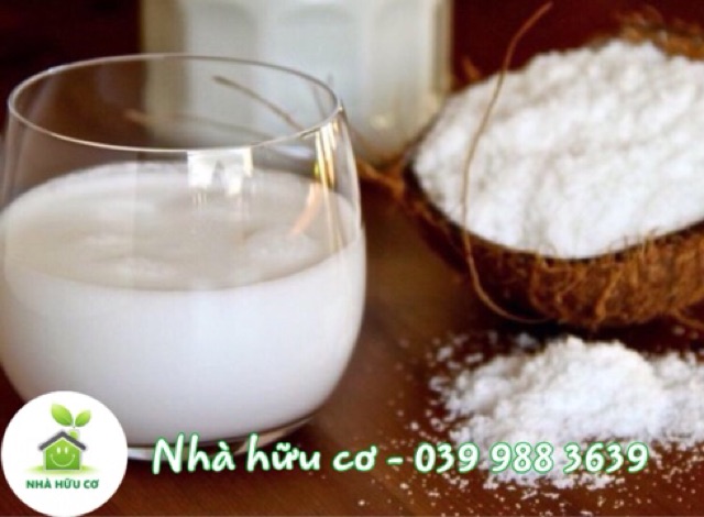 Hữu cơ - Nước cốt dừa Vietcoco/400ml - Date: 2023 - Nhà Hữu Cơ