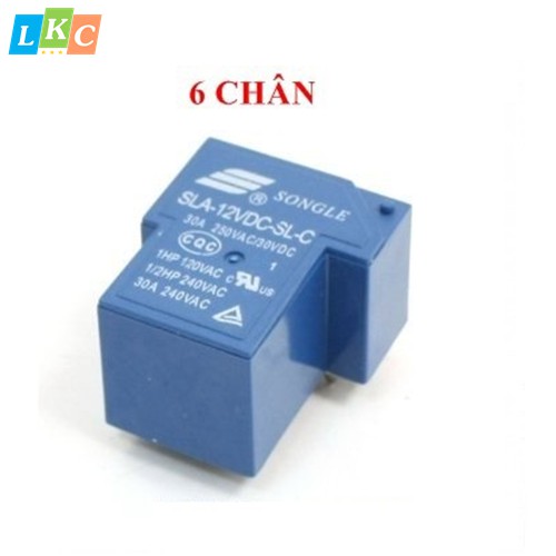 Relay 12V 30A(SLA-12VDC-SL-C) 6 chân