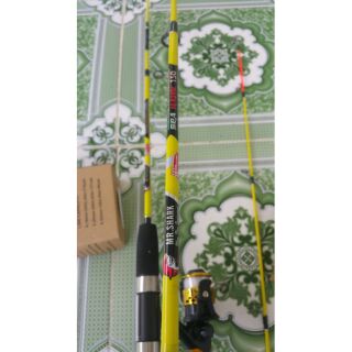 Bộ cần câu 2 khúc 1m5 kèm máy và phụ kiện