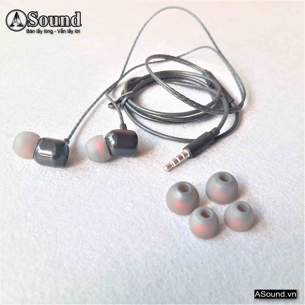 Tai nghe nhét tai HOCO M87 chính hãng âm thanh rất hay, có micro, nút trượt điều khiển âm lượng