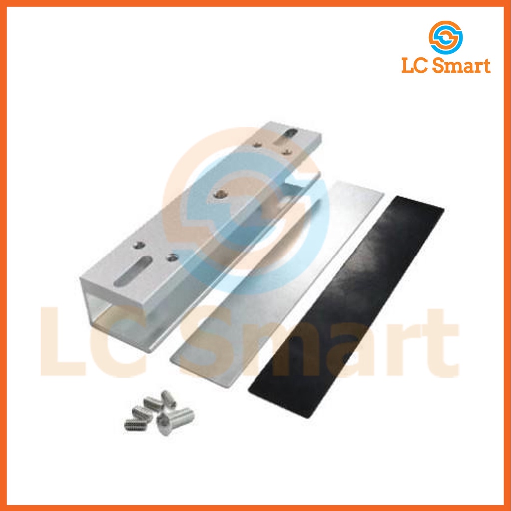 Gá kẹp kính cường lực để lắp khóa nam châm loại 280 kg