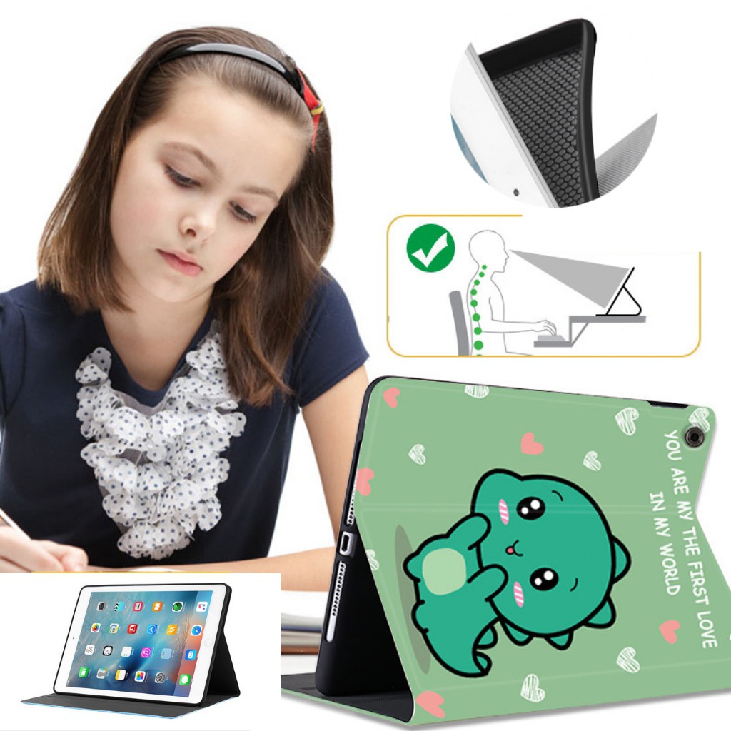 Ốp ipad silicon Space cute ốp ipad gen 8 -Air 1-2-3 -Pro 11-9.7-10.5 -Gen 5-6-7-9...BON CASE