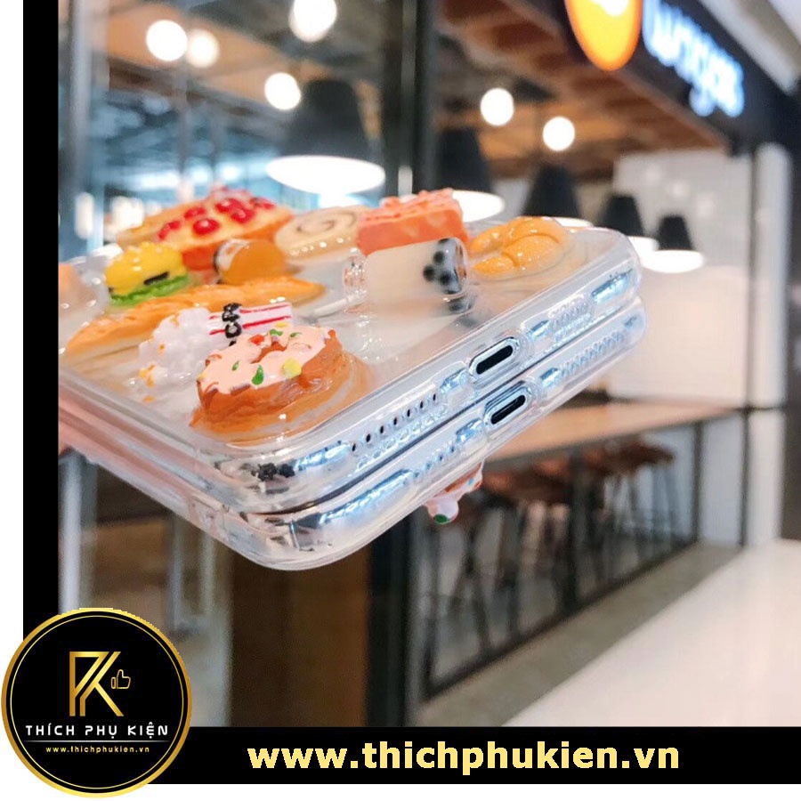 Ốp Lưng iPhone Hình Thức Ăn Kute iP 11/11 Pro/11 Pro Max/12/12 Mini/12 Pro/12 Pro Max/iP13/13 Pro Max