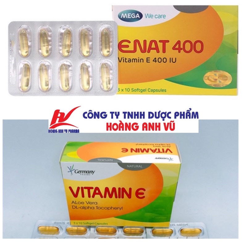 VITAMIN E 400 HỘP 30 VIÊN
