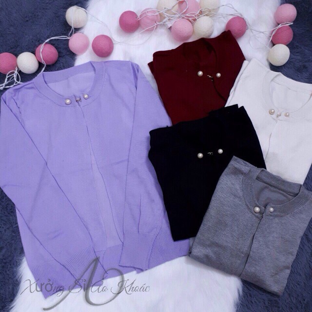 Áo khoác len đính ngọc | BigBuy360 - bigbuy360.vn