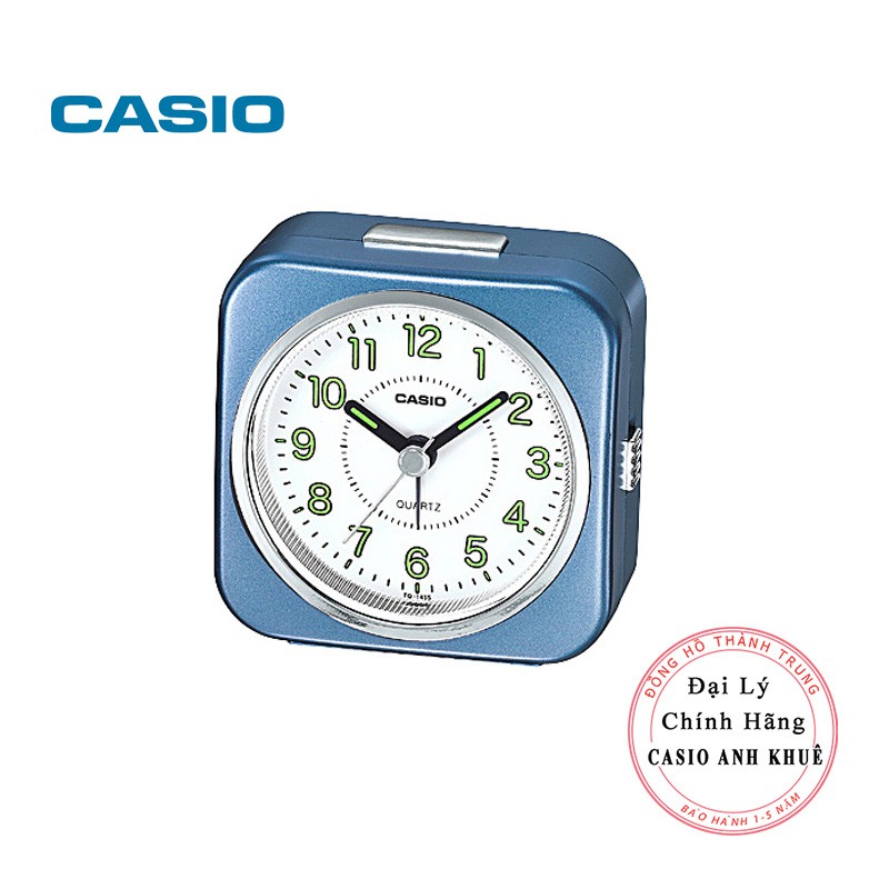 Đồng hồ để bàn Casio TQ-143S-2DF có đèn ,báo thức, dạ quang ( 7.7×7.6×3.8 cm )