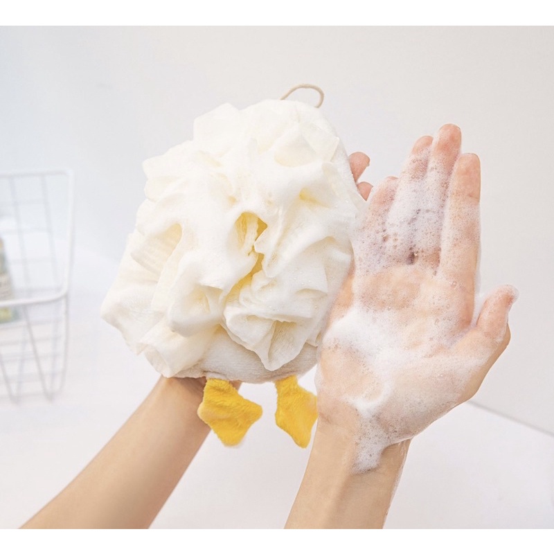 Bông tắm chú vịt mềm mại đáng yêu