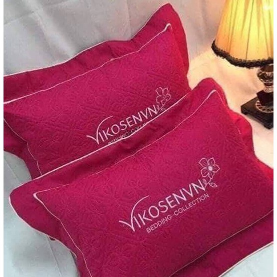 Combo 2 vỏ gối thêu Sunzin Satin kích thước 45x65cm