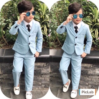 Vest xanh cho bé trai