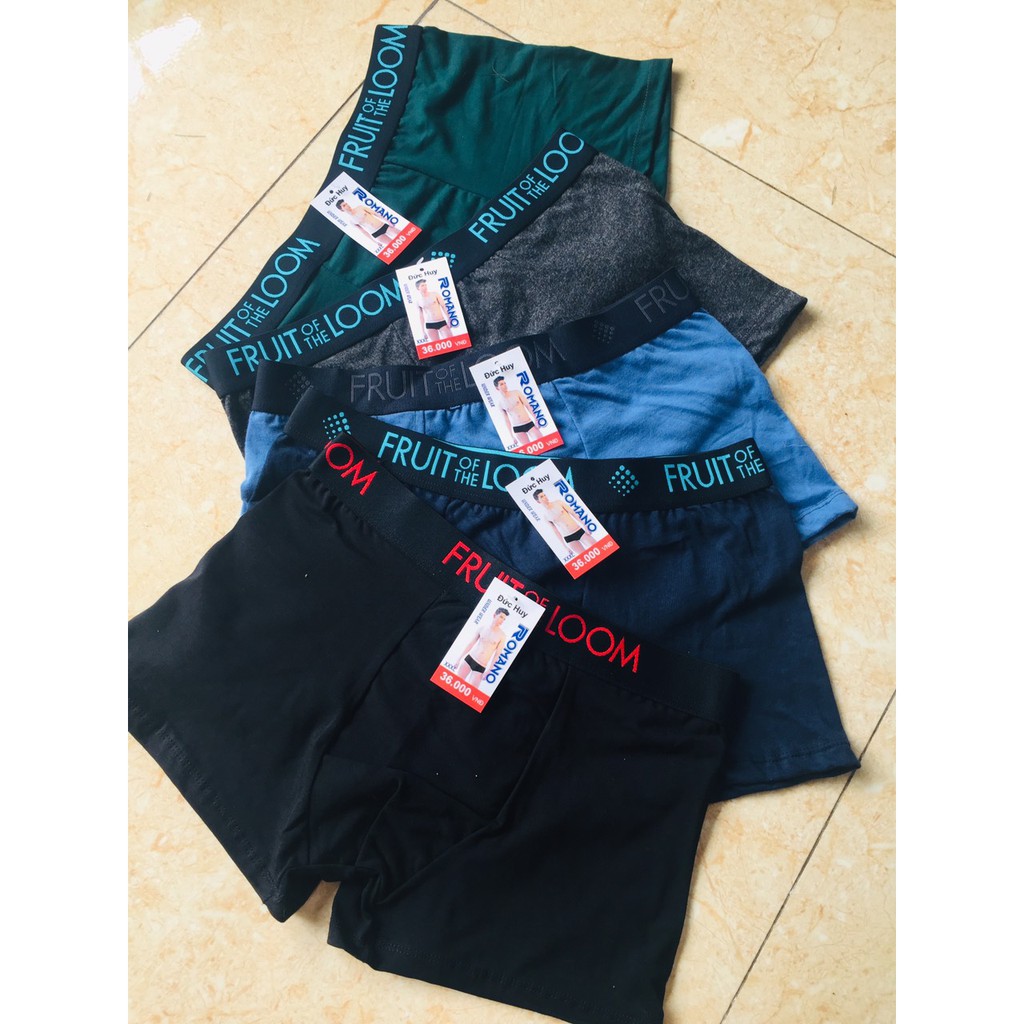 Combo 5 Quần Sịp Nam Chất Cotton Co Giãn 4 Chiều Mềm Mịn Mát - Chọn Màu Ngẫu Nhiên