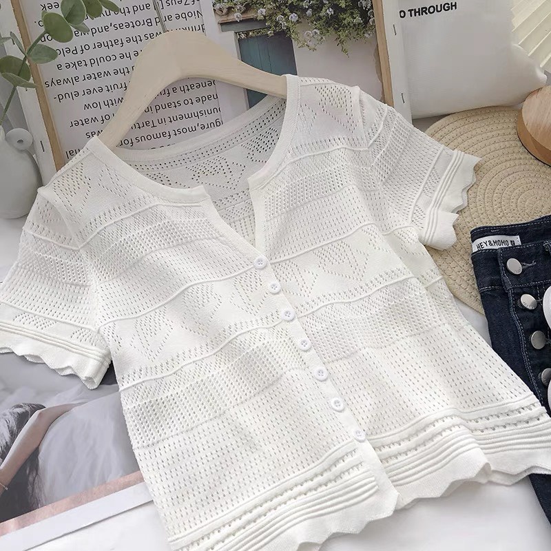 Áo croptop nữ kiểu tay ngắn phong cách thời trang hàn quốc hot trend AK06 JOLY