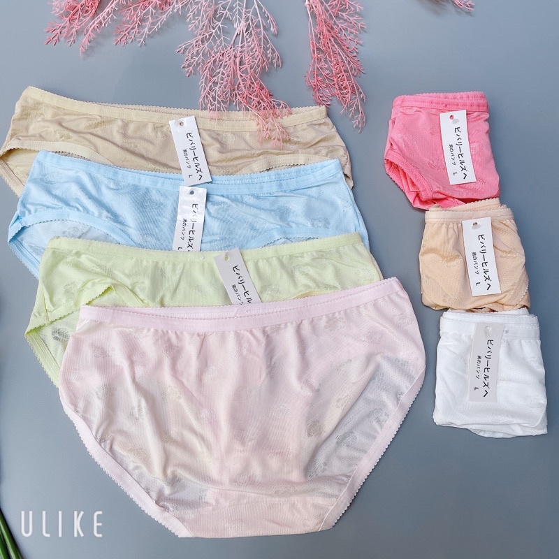 10 Quần lót cotton lạnh in hoa có thông hơi cao 810