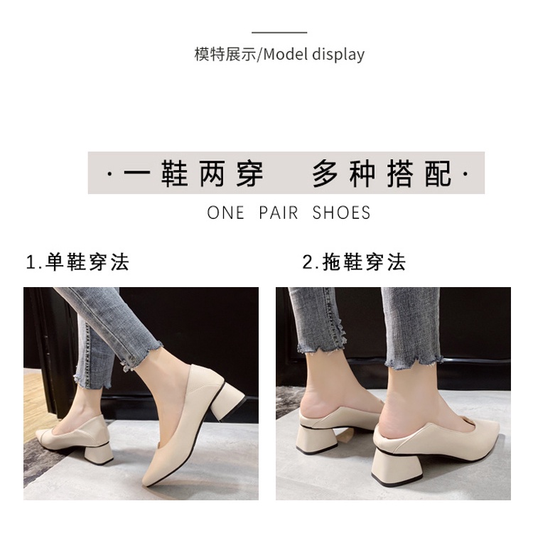 Giày Cao Gót Da Mềm Mũi Nhọn Thời Trang Công Sở Cho Nữ