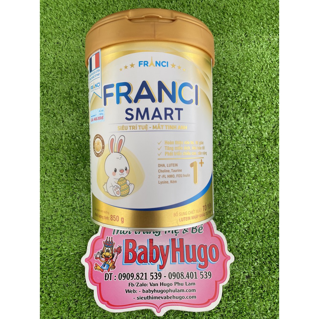 [PHÁT TRIỂN TRÍ NÃO] Sữa Bột FRANCI SMART 1+ Hộp 850G