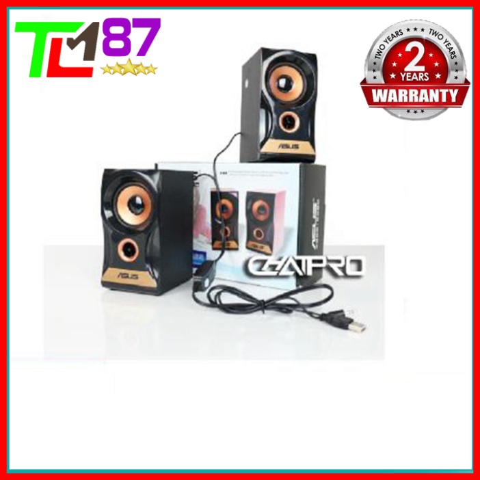 Loa Máy Vi Tính PC Laptop Để Bàn Cao Cấp 2.0 ASUS 619 - Loa Nghe Nhạc Mini Có Dây