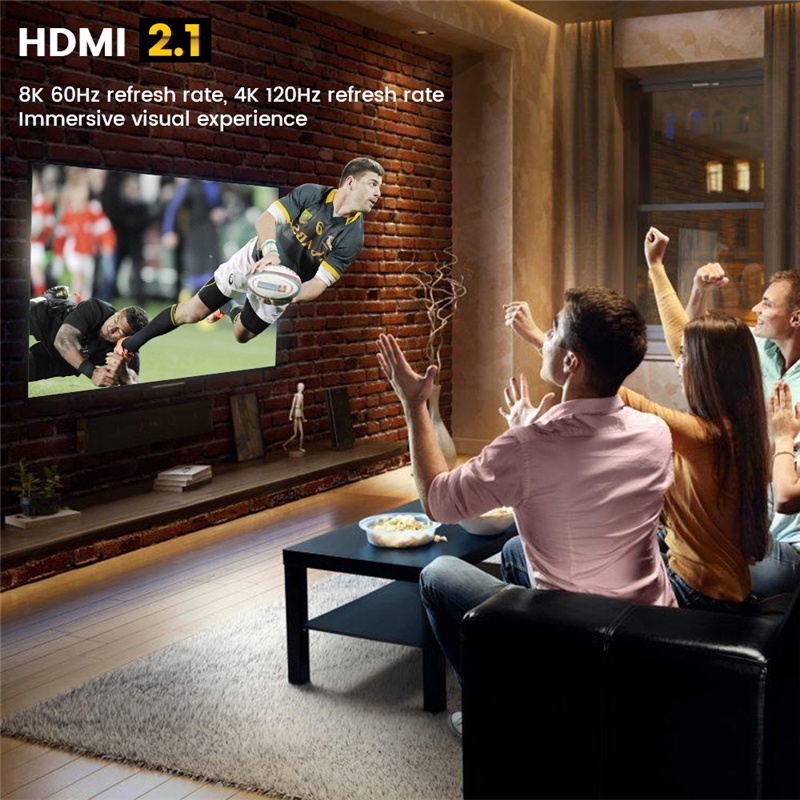 Dây cáp HDMI 2.1 Arc 8k 60hz 4k 120hz 48gbps cho TV Ps4 Ps3 Hdtvs chất lượng cao