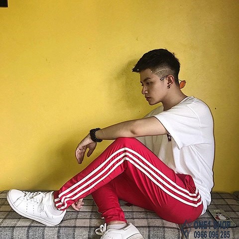 Quần 3 sọc suông Unisex bigsize 40-100kg