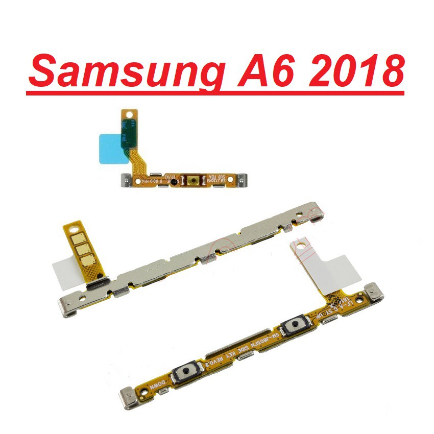 Mạch nút nguồn SAMSUNG A6 2018 dây cáp nút mở nguồn điều chỉnh volum tăng giảm âm lượng linh kiện thay thế