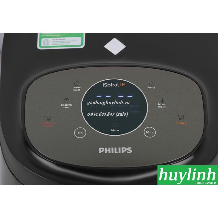 [Mã 273ELHA100K0 hoàn 7% đơn 500K] Nồi cơm điện tử cao tần Philips HD4528 - 1.5 lít - Chính hãng BH 2 năm