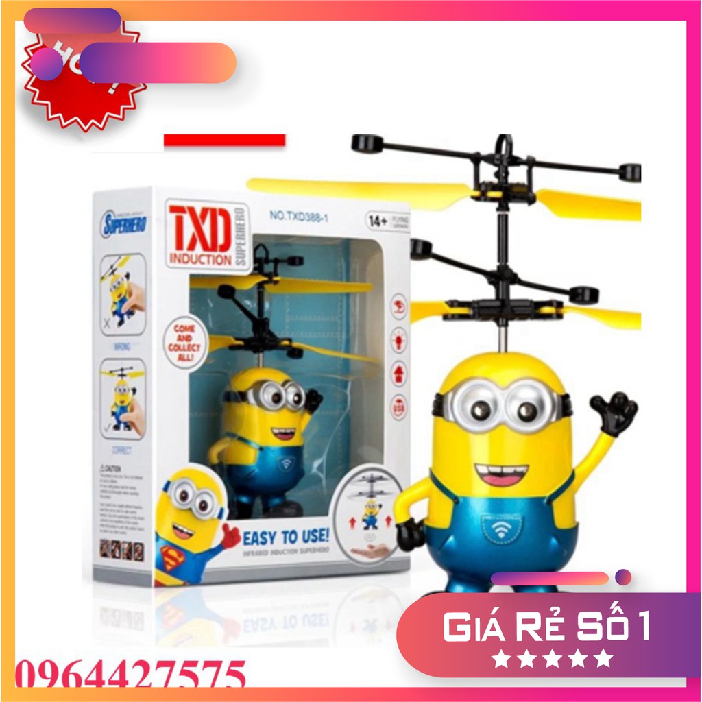 Máy bay Minion điều khiển cảm ứng 3881 ( Hình ảnh chụp thật )