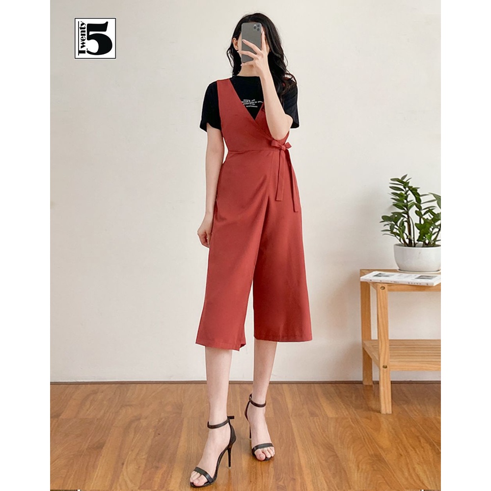 Áo thun phông nữ in chữ fom vừa tay ngắn năng động cotton mịn Twentyfive 4008