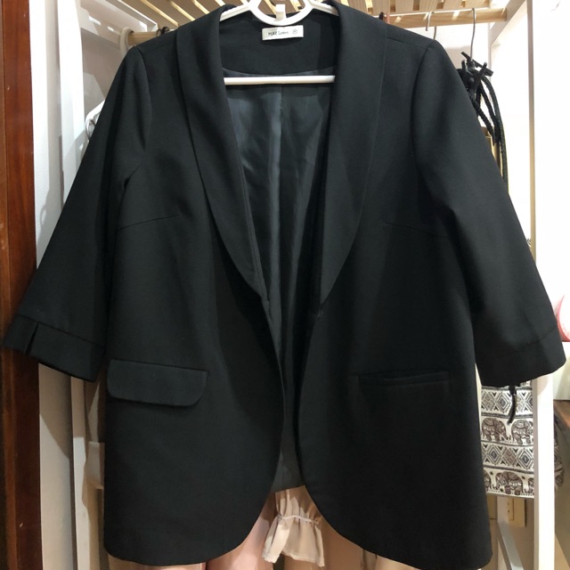 thanh lý blazer đen thiết kế May
